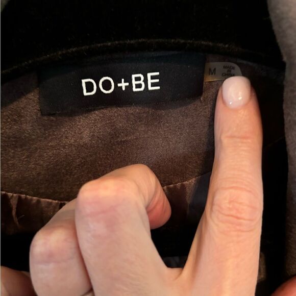 Do+Be Greige Faux Suede Moto Jacket size M - Picture 5 of 7